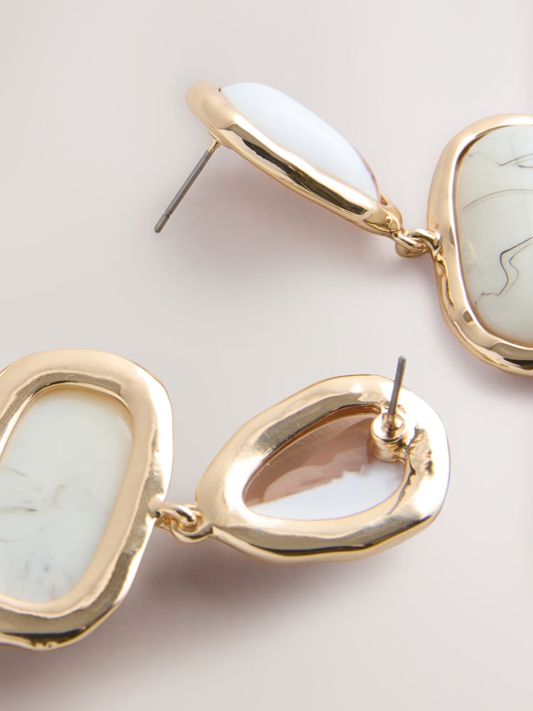 Braun - Stone Ohrhänger - Bild 3 von 3