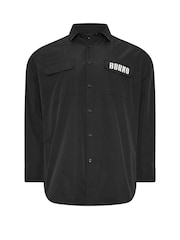 BadRhino Big & Tall Black Futenma Ripstop Long Sleeve Shirt - Image 4 of 5