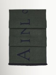 Aspinal of London Green Merino Scarf - Image 1 of 1