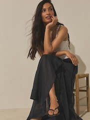 Blue/Gold Tone Drop Disc Anklet - Image 3 of 6