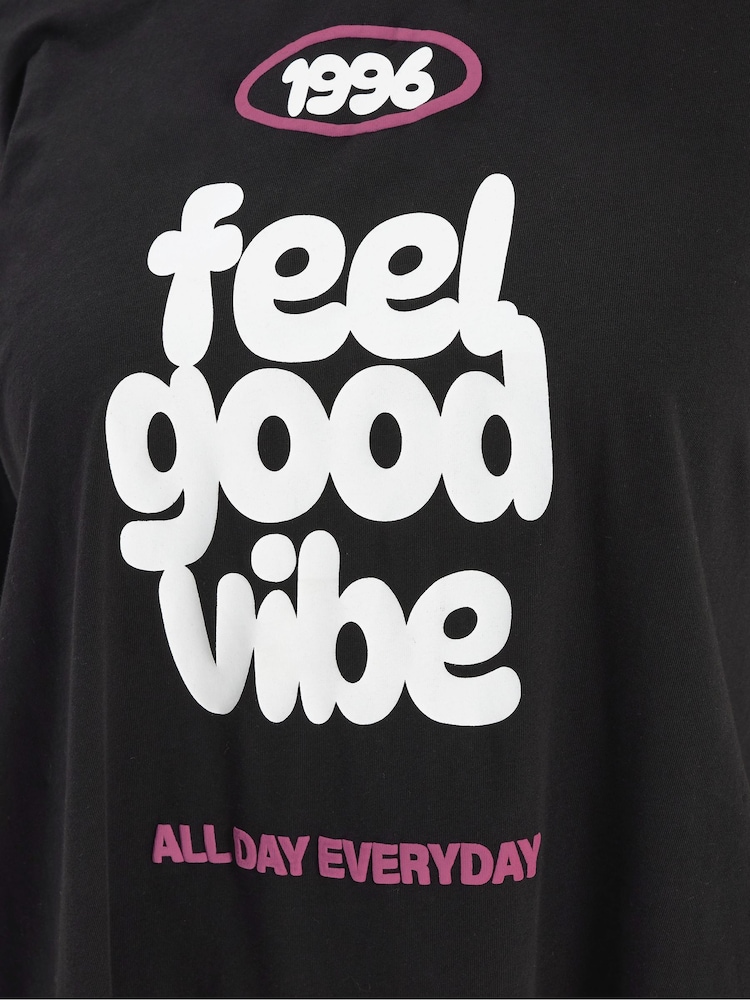Yours Curve Feel Good Active T-Shirt - صورة 5 من 5 Yours Curve Feel Good Active T-Shirt - صورة 5 من 5