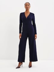 Finery Blue Melly Jumpsuit - Image 1 of 4