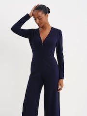 Finery Blue Melly Jumpsuit - Image 2 of 4