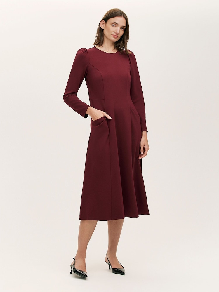 Finery Red Felice Dress - Image 1 of 4 Finery Red Felice Dress - Image 1 of 4