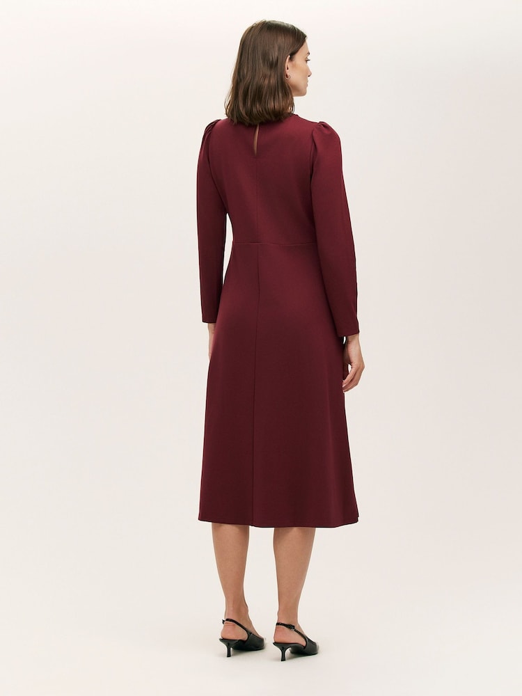 Finery Red Felice Dress - Image 4 of 4 Finery Red Felice Dress - Image 4 of 4