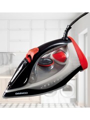 Daewoo Red Ultra-Glide Steam Iron 2600W - Image 2 of 6