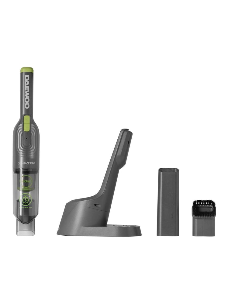 Daewoo Grey Cyclone Compact Pro 11.1V Handheld Vacuum Cleaner - Image 2 of 9 Daewoo Grey Cyclone Compact Pro 11.1V Handheld Vacuum Cleaner - Image 2 of 9