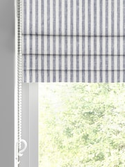 Blue Stitch Stripe Made to Measure Roman Blind - Image 5 of 6