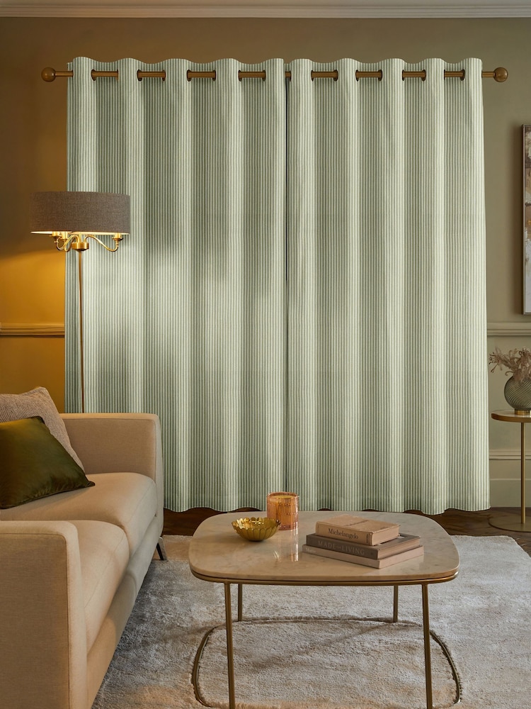 Green Coil Made to Measure Curtains - Image 2 of 9
