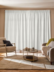 Blue Stitch Stripe Made to Measure Curtains - Image 2 of 9