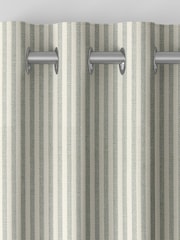 Blue Stitch Stripe Made to Measure Curtains - Image 7 of 9