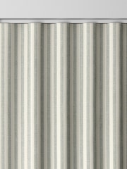 Blue Stitch Stripe Made to Measure Curtains - Image 8 of 9