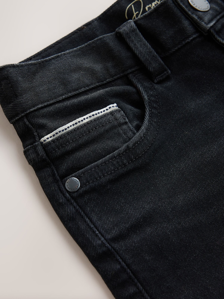 Black Denim Regular Fit Stretch Jeans (3-16yrs) - Image 5 of 5 Black Denim Regular Fit Stretch Jeans (3-16yrs) - Image 5 of 5