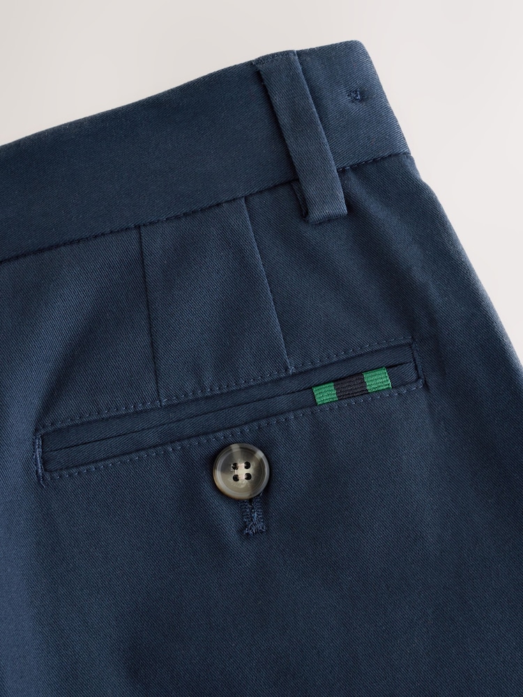 Navy Regular Fit Premium Chinos (3-16yrs) - Image 9 of 9