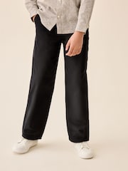 Black Wide Chino Trousers (3-16yrs) - Image 2 of 8