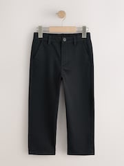 Black Wide Chino Trousers (3-16yrs) - Image 5 of 8