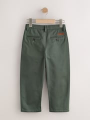 Green Wide Chino Trousers (3-16yrs) - Image 2 of 4