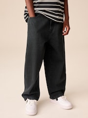 Black Barrel Fit Authentic Jeans (3-16yrs) - Image 2 of 8