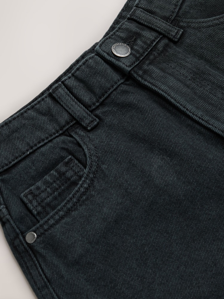 Black Barrel Fit Authentic Jeans (3-16yrs) - Image 8 of 8