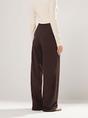 Long Tall Sally Brown Military Button Trousers - Image 3 of 5