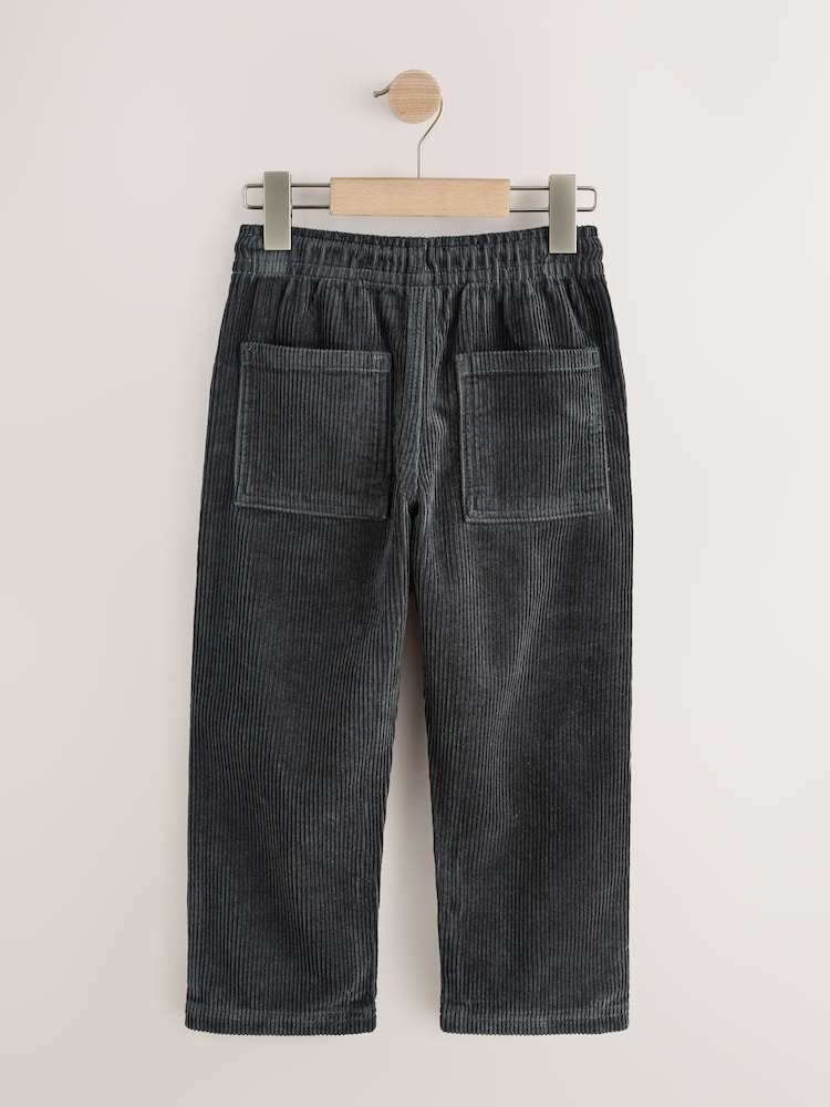 Charcoal Grey Cord Pull-On Trousers (3-16yrs) - Image 2 of 4