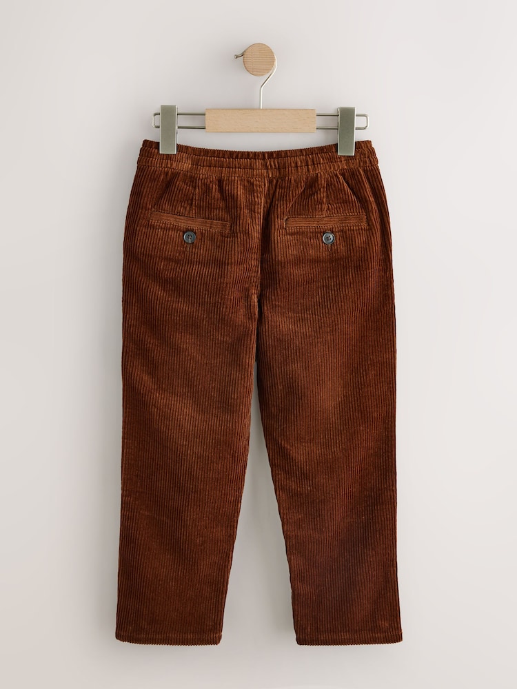 Qəhvəyi - Premium Cord Trousers (3-16yrs) - 8şəkildən 2 şəkil