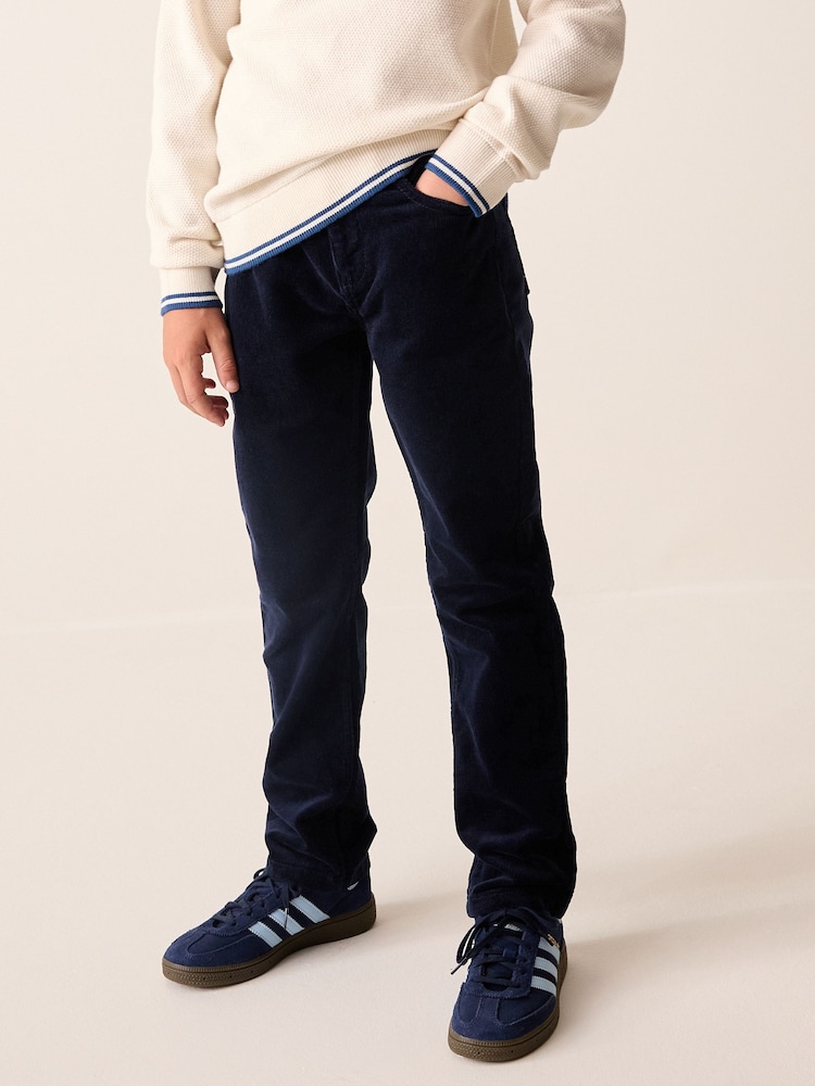 Navy Cord Trousers (3-16yrs) - Image 1 of 9 Navy Cord Trousers (3-16yrs) - Image 1 of 9