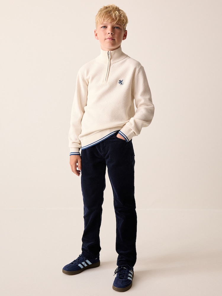 Navy Cord Trousers (3-16yrs) - Image 2 of 9 Navy Cord Trousers (3-16yrs) - Image 2 of 9