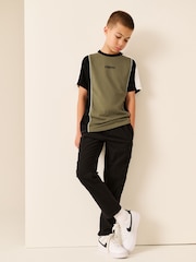 Black Slim Tapered Utility Cargo Trousers (3-16yrs) - Image 3 of 8