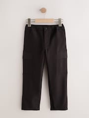 Black Slim Tapered Utility Cargo Trousers (3-16yrs) - Image 5 of 8