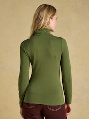 Amy Khaki/Russet Jersey Layering Tops 2 Pack - Image 5 of 7