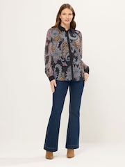 Star by Julien MacDonald Black Paisley Print Shirt - Image 2 of 5