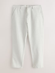 ストーン - スリムフィット - コットンリネンブレンド チノパン - 画像 7 / 9