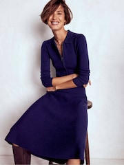 Boden Fiona Zip Front Knitted Dress - Imagen 1 de 6