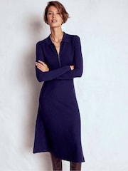 Boden Fiona Zip Front Knitted Dress - Imagen 4 de 6