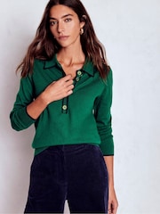 Boden Green Liz Henley Jumper - Image 2 of 6