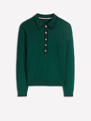 Boden Green Liz Henley Jumper - Image 5 of 6