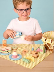 JoJo Maman Bébé Yellow Picnic Basket - Image 1 of 1