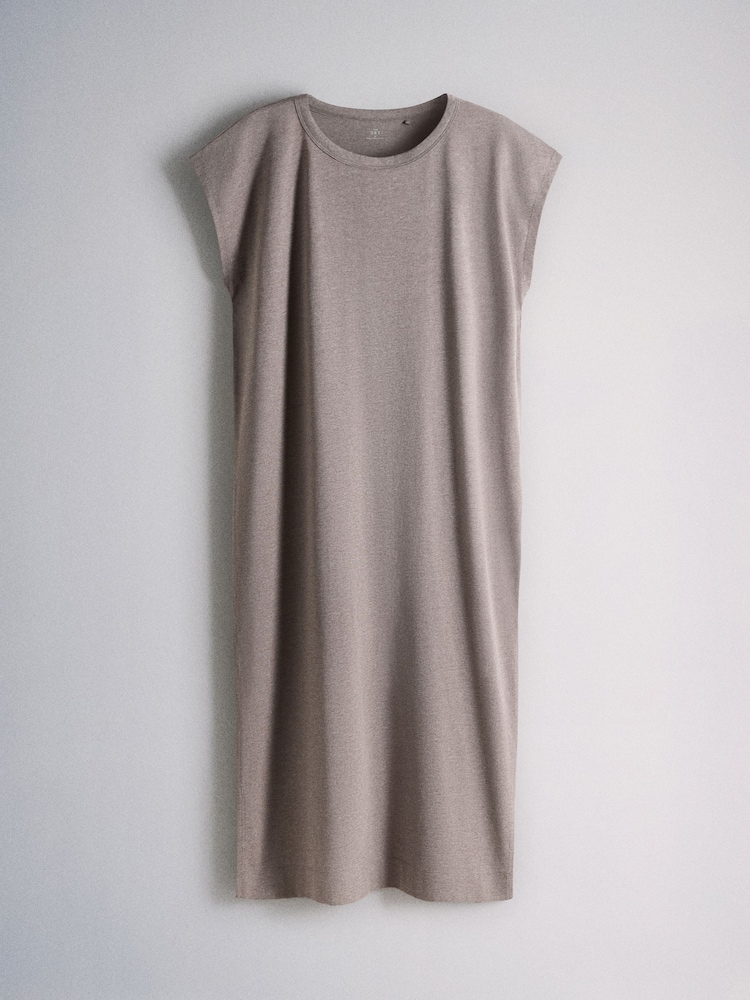 white christmas dresses Sleeveless Cotton Tee Dress — Vanilla – La Garçonne