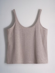 The Set 4 Pack Essentials Tank an Boxer Short Pyjamas Set Navy/Taupe/Light Pink/Burgundy - Image 4 of 11