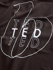 B by Ted Baker Jersey Viscose Chocolate Brown Nightie - Image 3 of 5