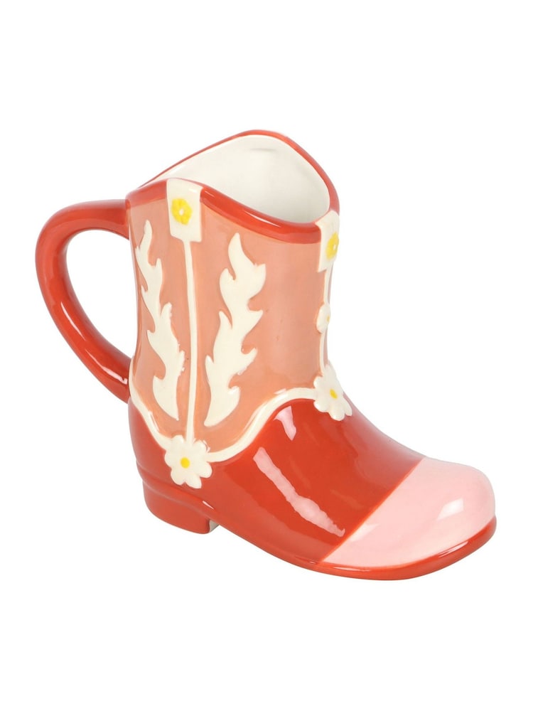 Something Different Pink Cowboy Boot Shaped Mug - Image 2 of 4 Something Different Pink Cowboy Boot Shaped Mug - Image 2 of 4