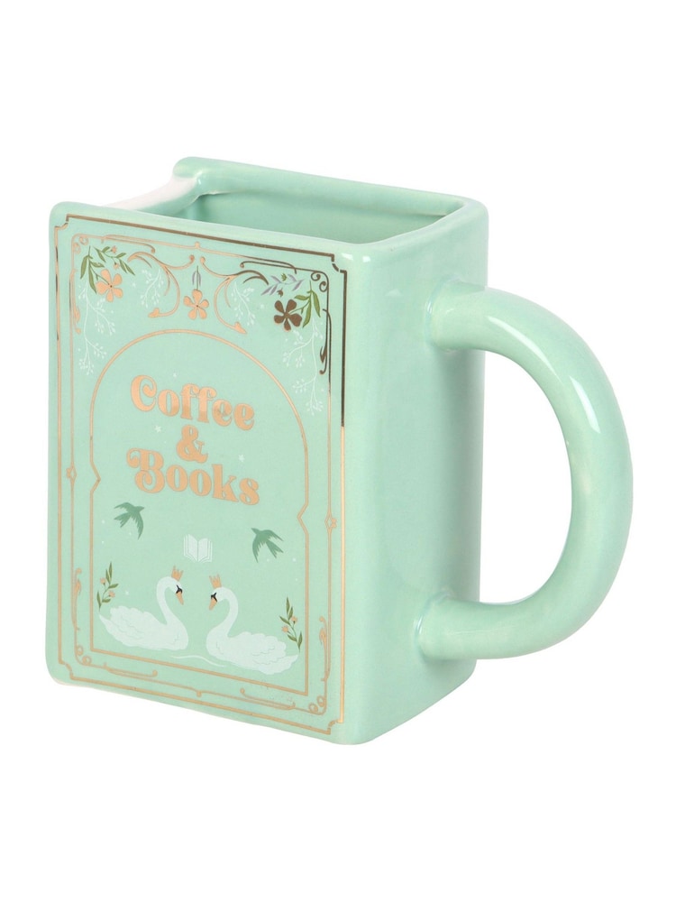 Something Different Green Coffee and Book Shaped Mug - Image 4 of 4