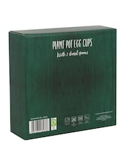 삽 모양의 숟가락이 포함된 Something Different 화분 계란 컵 세트 - 4의 이미지 3