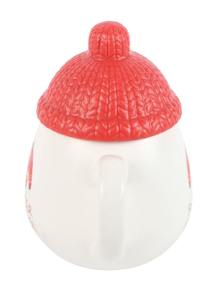 Something Different White Sweater Weather Lidded Mug - Image 5 of 5 Something Different White Sweater Weather Lidded Mug - Image 5 of 5