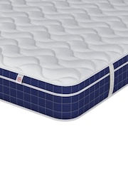 Aspire Furniture Saxon Twill Natural Grant Divan Style Contemporary Bed Frame  and Invigorate Pocket Mattress - Image 4 of 6