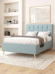 Aspire Furniture Zara Airforce Hepburn Divan Style Contemporary Bed Frame - Image 2 of 4