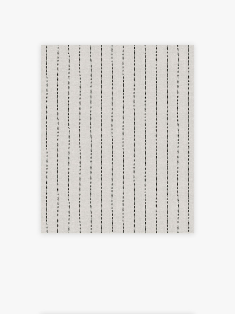 Natural Assembled Pin Stripe A4 Wallpaper Sample - Image 2 of 5
