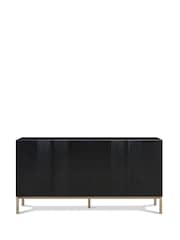 Frank Olsen Black Iona 4 Door Large Sideboard - Image 4 of 8