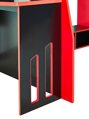 Julian Bowen Black and Red Eagle Gaming Highsleeper Bed - Image 9 of 10